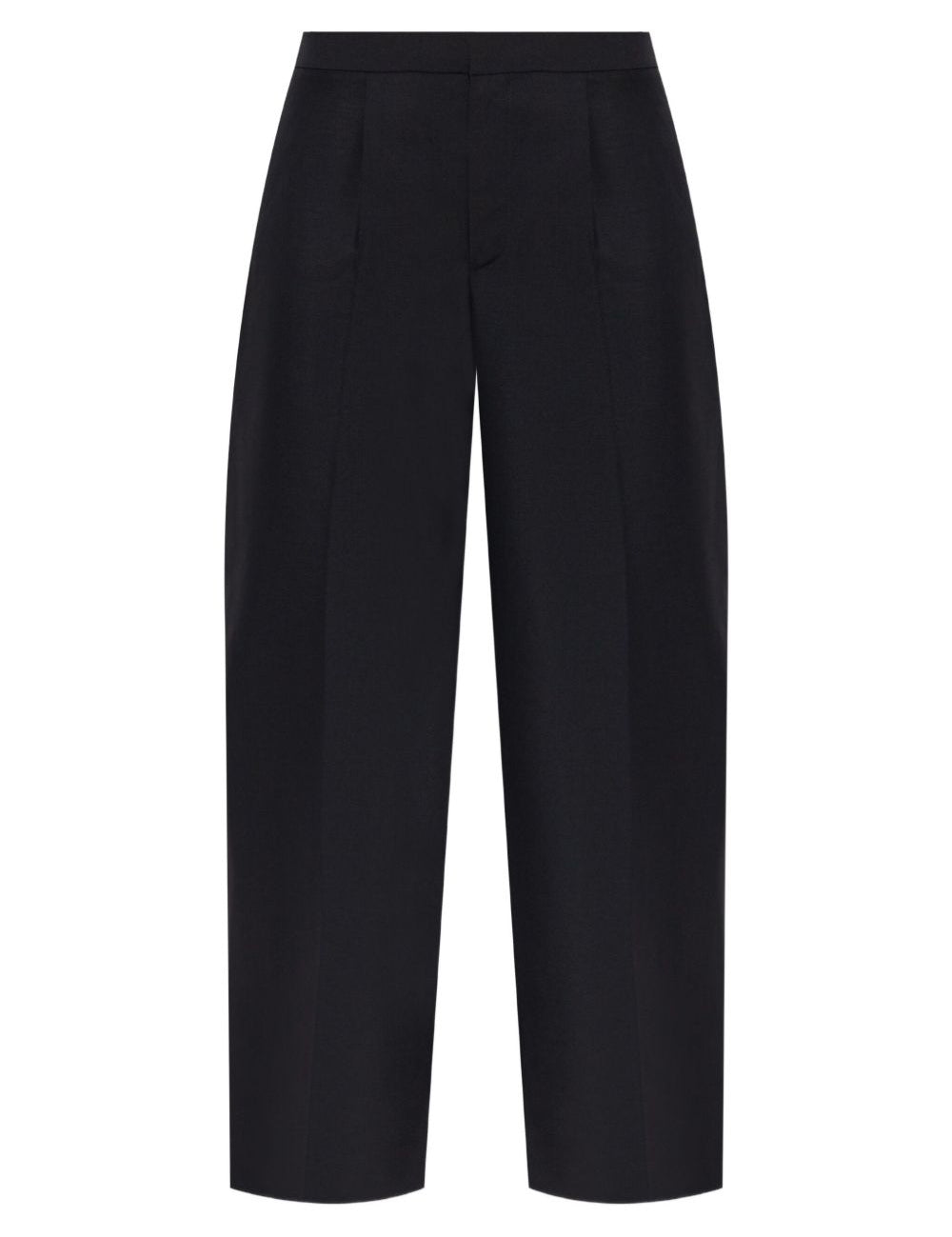 Pantaloni sartoriali a vita media in nero Alexander wang - donna 