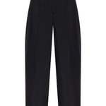 Pantaloni sartoriali a vita media in nero Alexander wang - donna 