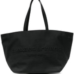 Borsa a spalla Punch con logo goffrato in nero Alexander Wang - donna 