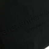 Borsa a spalla Punch con logo goffrato in nero Alexander Wang - donna 