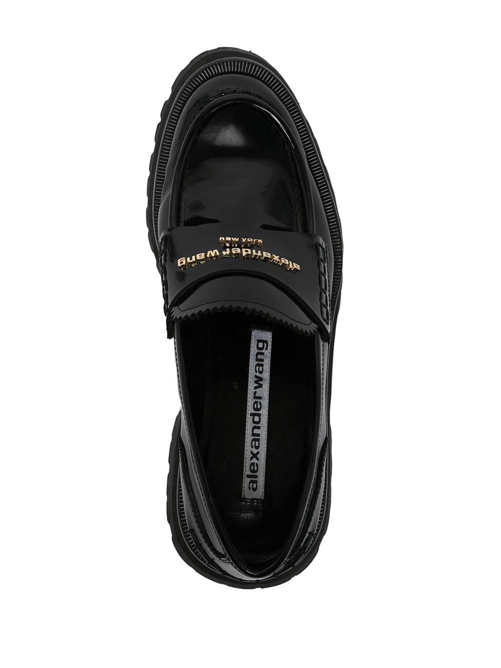 Mocassini Carter con logo in nero Alexander Wang - donna 