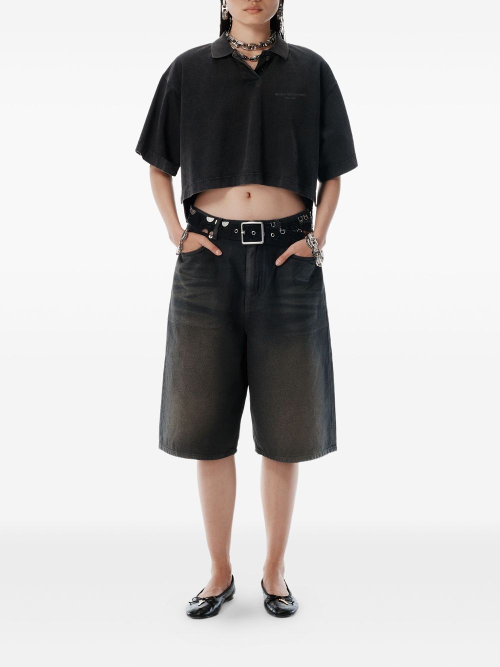 Ballerine con dettaglio chiave in nero Alexander Wang - donna 