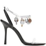 Sandali ariana con charm in nero Alexander Wang - donna 