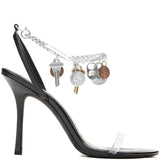 Sandali ariana con charm in nero Alexander Wang - donna 