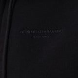 Felpa con mezza zip in nero Alexander wang - donna 