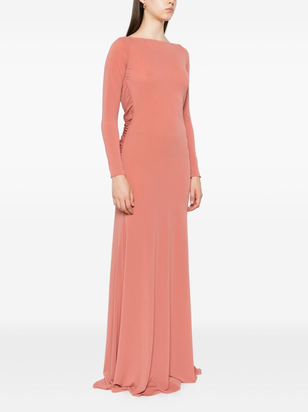 Abito maxi con schiena scoperta in rosa Alex perry - donna 