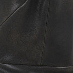 Abito senza spalline in pelle in marrone Alex perry - donna 