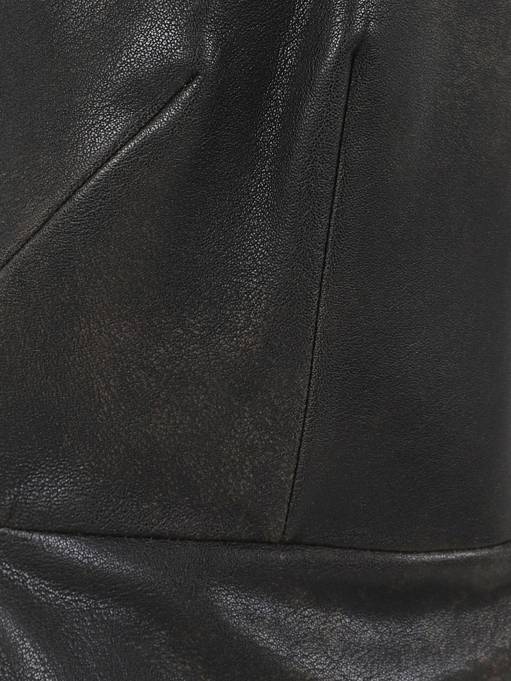 Abito senza spalline in pelle in marrone Alex perry - donna 