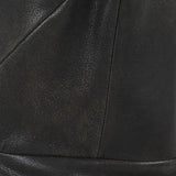 Abito senza spalline in pelle in marrone Alex perry - donna 