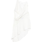 Abito asimmetrico con pizzo in bianco Alex perry - donna 