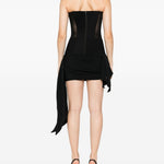 Corsetto in mesh senza spalline in nero Alex perry - donna 