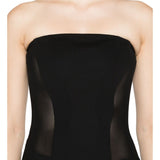 Corsetto in mesh senza spalline in nero Alex perry - donna 