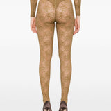 Collant in pizzo floreale in viola Alex perry - donna 
