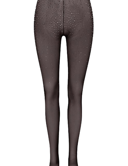 Collant con cristalli in marrone Alex perry - donna 