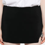 Minigonna con decorazione in nero Amen - donna 