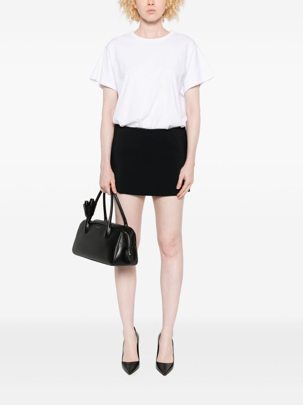 Minigonna con decorazione in nero Amen - donna 