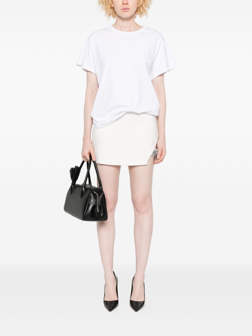 Minigonna con decorazione in bianco Amen - donna 