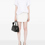 Minigonna con decorazione in bianco Amen - donna 