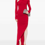 Abito asimmetrico in rosso Amen - donna 