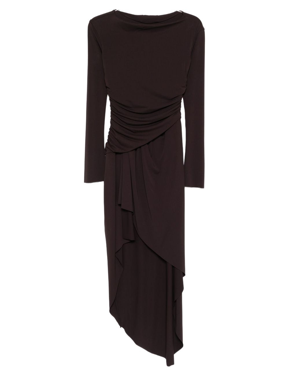 Abito asimmetrico in marrone Amen - donna 