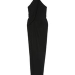 Abito lungo con scollo halter in nero Amen - donna 