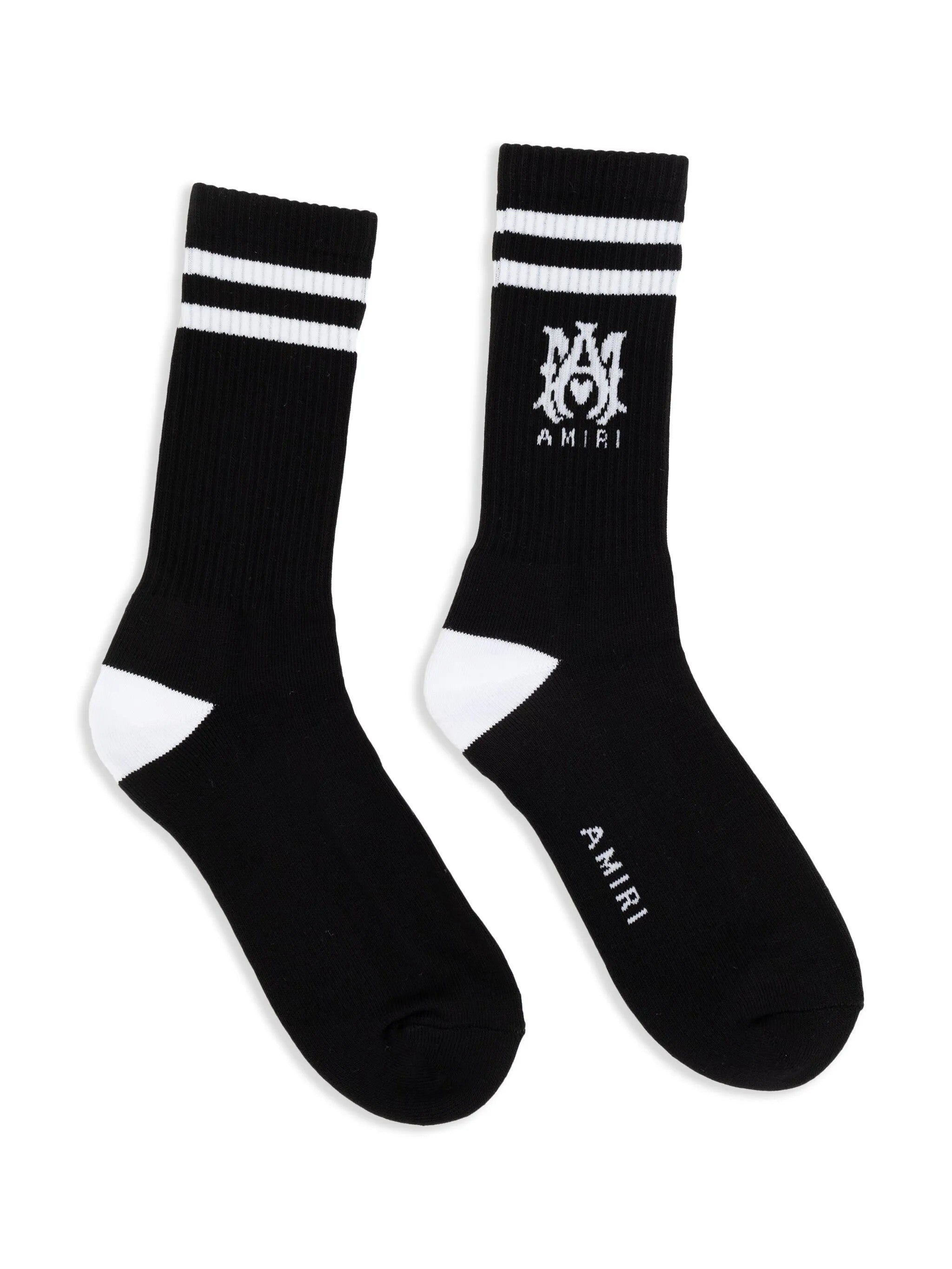 Calzini con logo in nero 