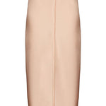 Gonna midi satinata in rosa Ami paris - donna 