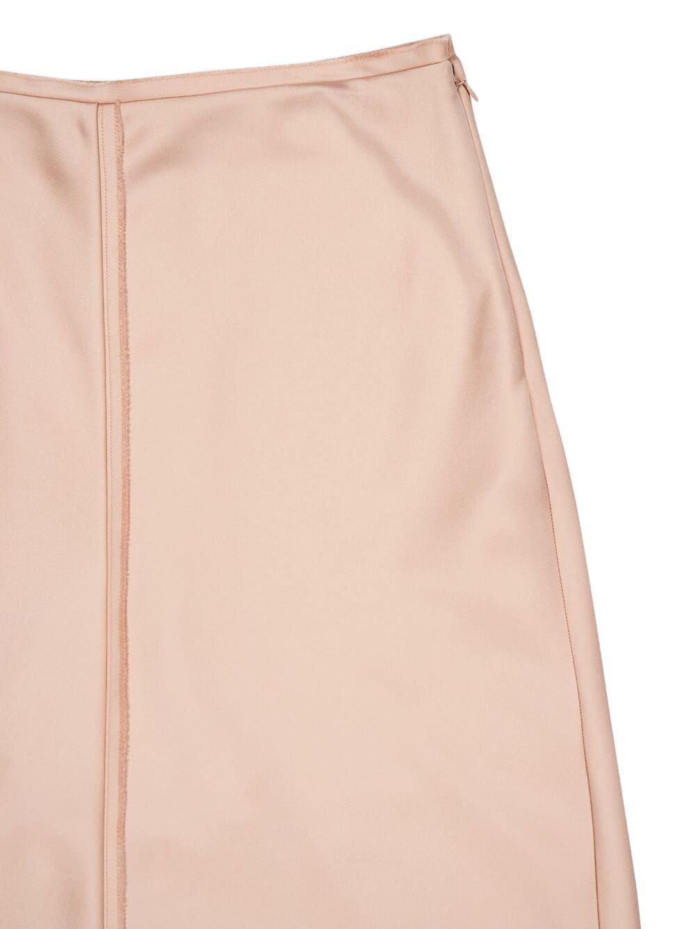 Gonna midi satinata in rosa Ami paris - donna 