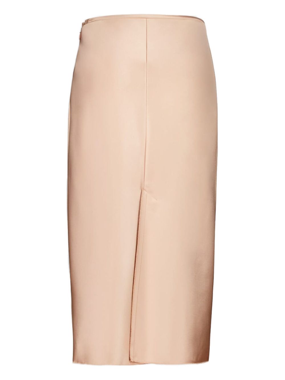 Gonna midi satinata in rosa Ami paris - donna 