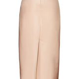 Gonna midi satinata in rosa Ami paris - donna 