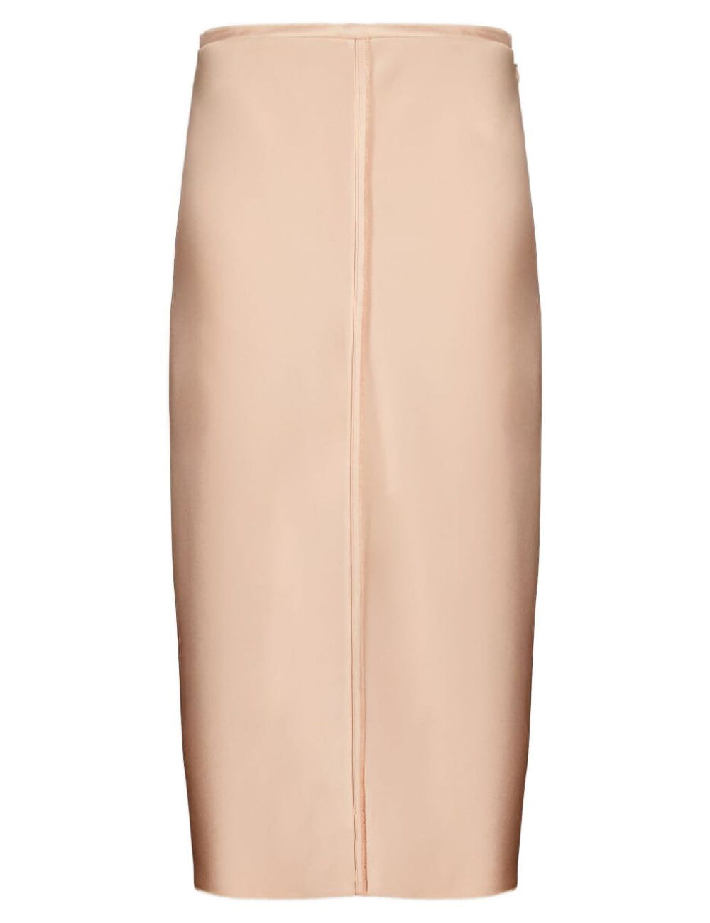Gonna midi satinata in rosa Ami paris - donna 