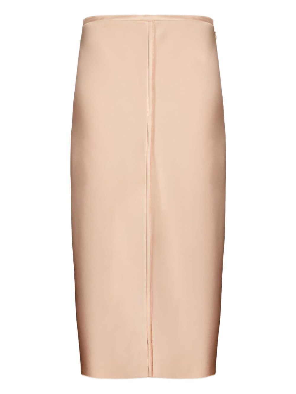 Gonna midi satinata in rosa Ami paris - donna 