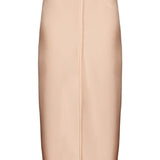 Gonna midi satinata in rosa Ami paris - donna 