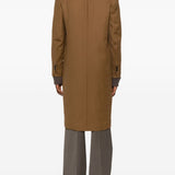 Cappotto doppiopetto manteau droit in marrone AMI Paris - uomo 