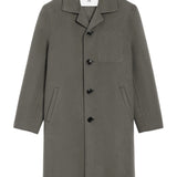 Cappotto monopetto in lana in grigio Ami Paris - uomo 
