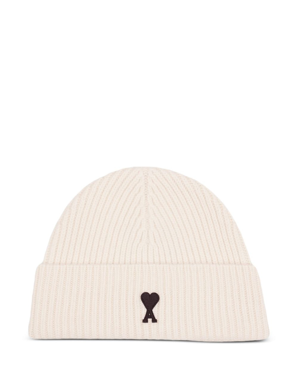 Berretto ami de coeur in bianco Ami paris - unisex 