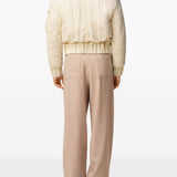 Bomber imbottito in avorio AMI Paris - unisex 
