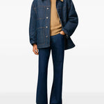 Giacca con tasche in blu AMI Paris - unisex 