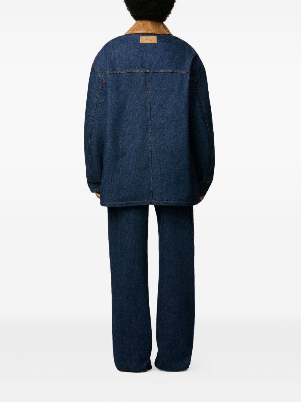Giacca con tasche in blu AMI Paris - unisex 