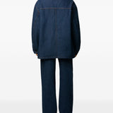 Giacca con tasche in blu AMI Paris - unisex 