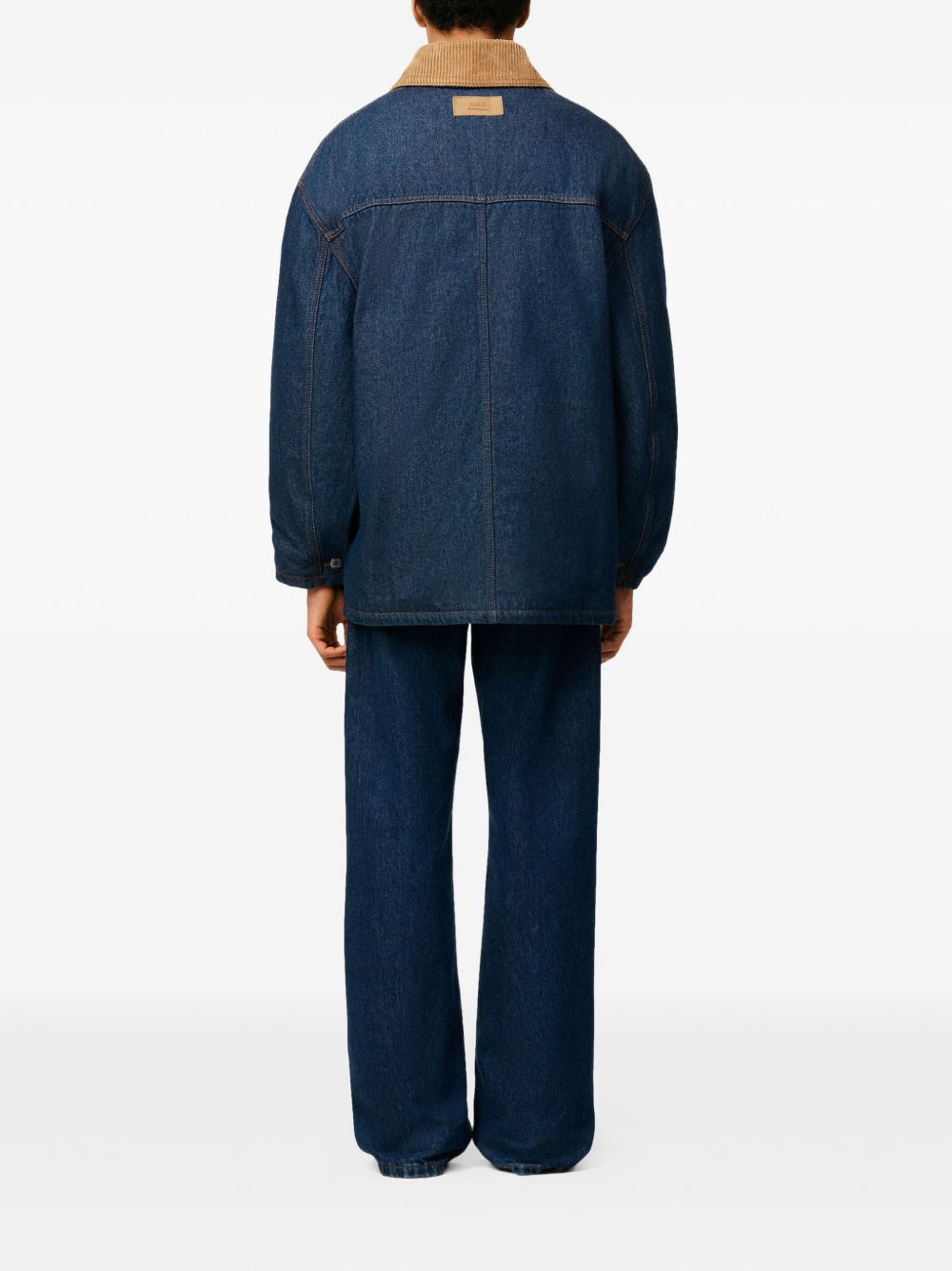 Giacca con tasche in blu AMI Paris - unisex 