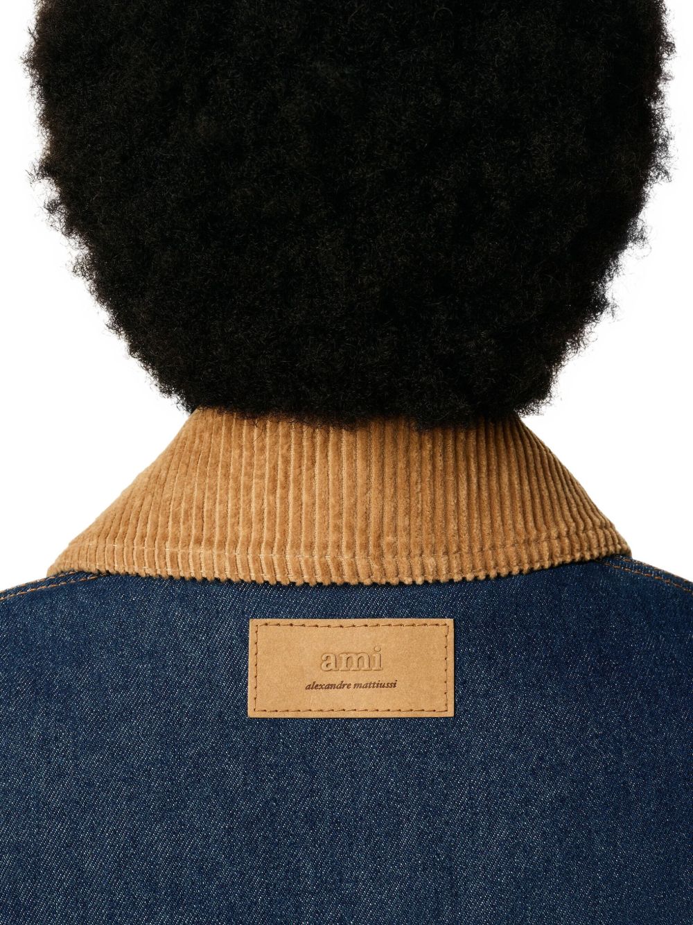 Giacca con tasche in blu AMI Paris - unisex 