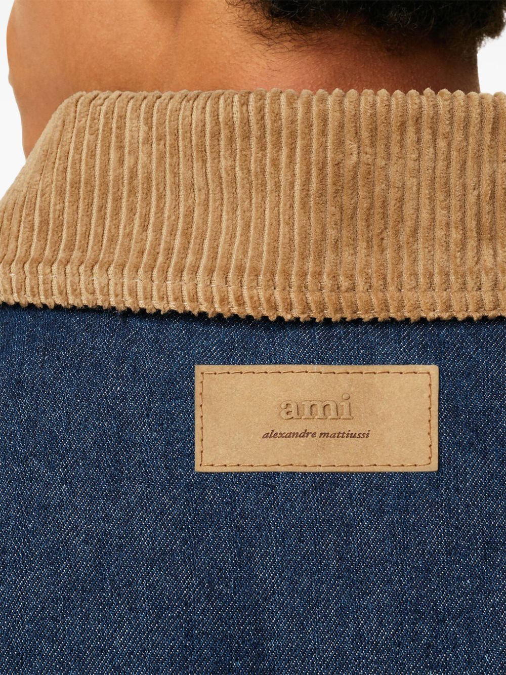 Giacca con tasche in blu AMI Paris - unisex 