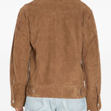 Giacca in suede marrone Ami Paris - uomo 