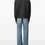 Maglione a collo alto Ami De Coeur in grigio Ami paris - unisex 