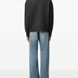 Maglione a collo alto Ami De Coeur in grigio Ami paris - unisex 