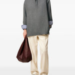 Polo in lana in grigio Ami paris - donna 
