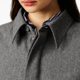 Polo in lana in grigio Ami paris - donna 