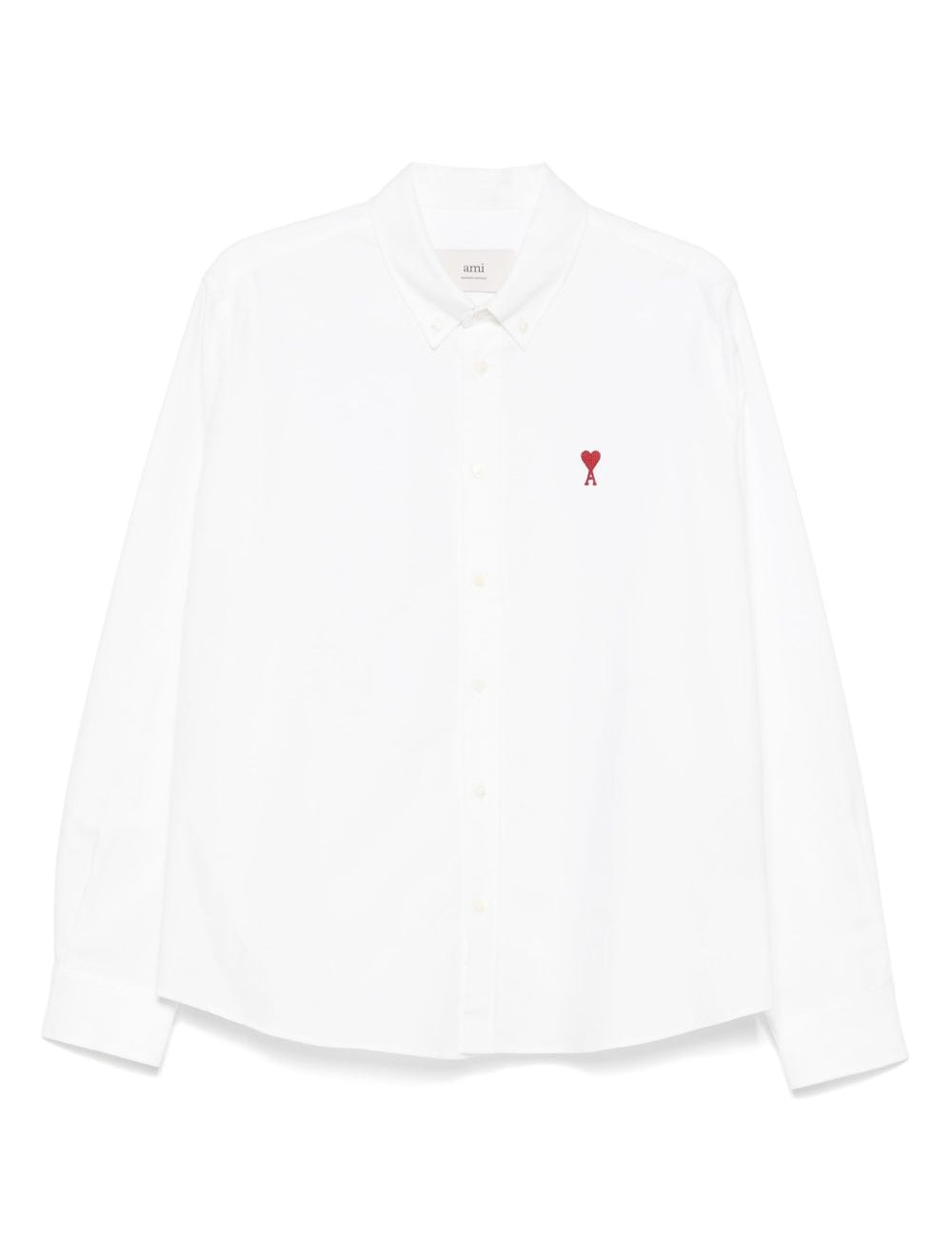 Camicia Ami de Coeur in bianco Ami Paris - unisex 