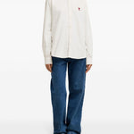Camicia Ami de Coeur in bianco Ami Paris - unisex 